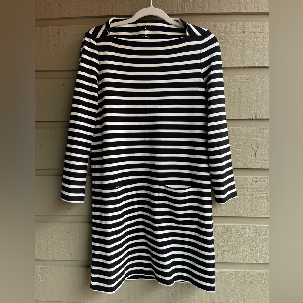 KATE SPADE BROOME STREET Striped Mini Dress
